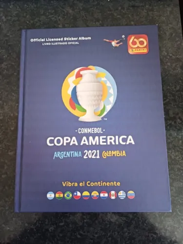 Album Copa America 2021 ARG/COL completo colado capa dura
