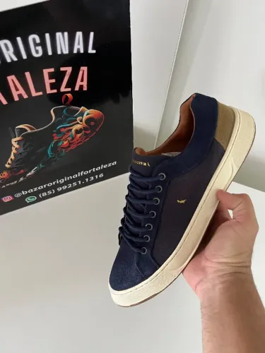 Reserva Asher tênis casual cor azul TAM 42 (usado / seminovo) 