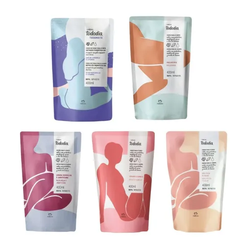 Promoção Creme Corporal Natura Tododia Refil 400ml- Diversos Tipos