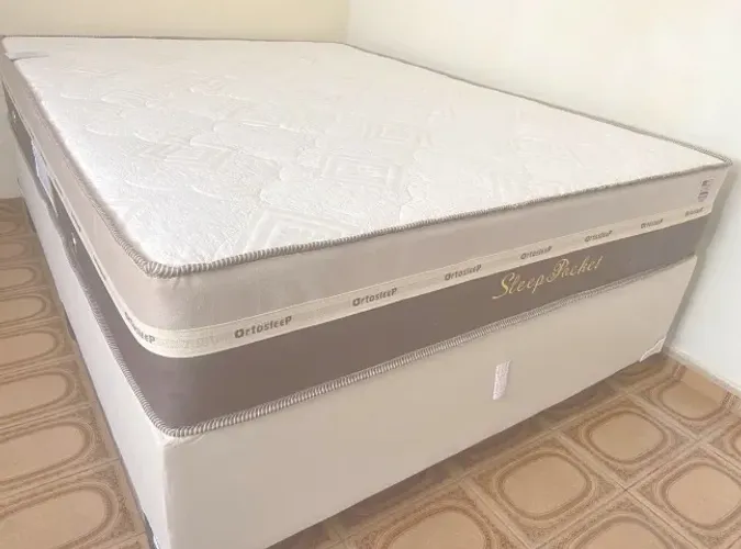 Cama box casal nova