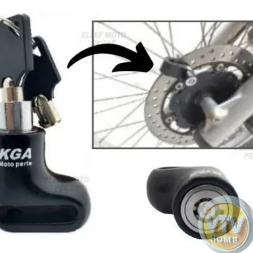 Trava Segurança De Disco de Moto + Entrega Grátis