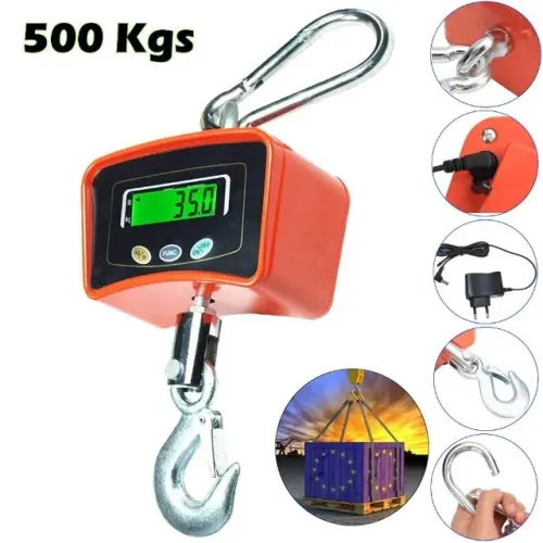 Balança Suspensa 500kg Digital Bivolt