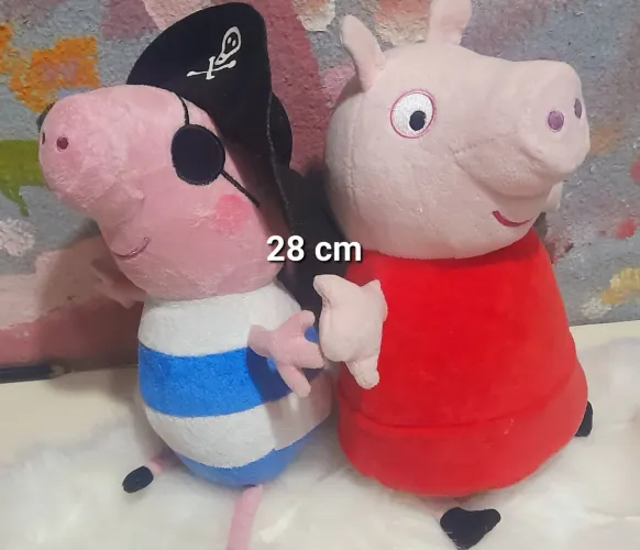 Pelúcias da Peppa Pig - Kit com 2 ( Peppa e George)