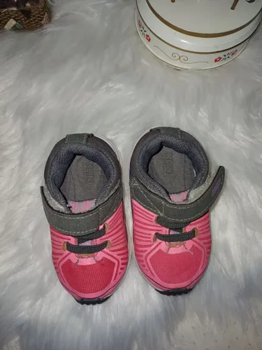 Tênis Klin Infantil Rosa semi-novo