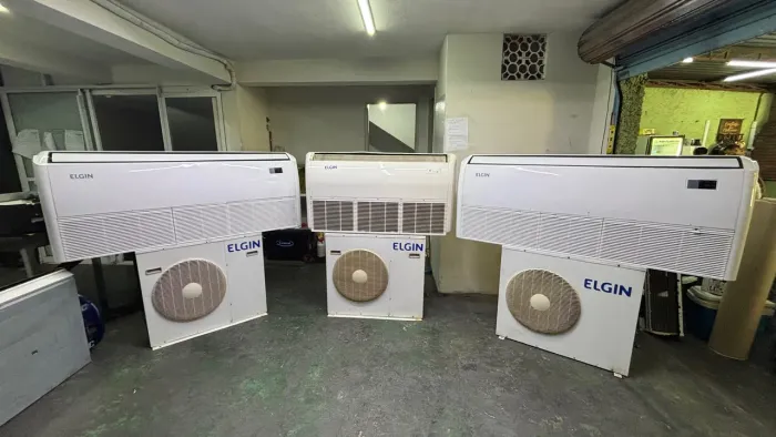 conjunto 3 piso teto Elgin 36.000 BTUs 