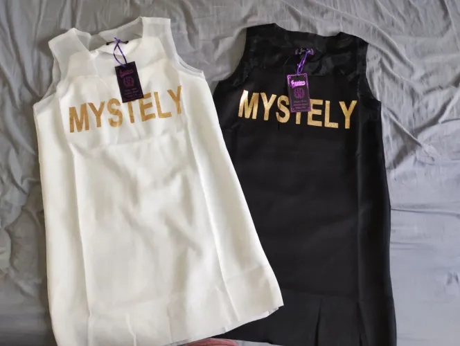 Kit Vestidos MYSTELY - Preto e Branco
