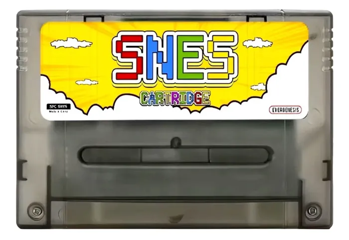 Super Everdrive - Super Nintendo/Famicom - Preto Transparente - 2500 Jogos Inclusos