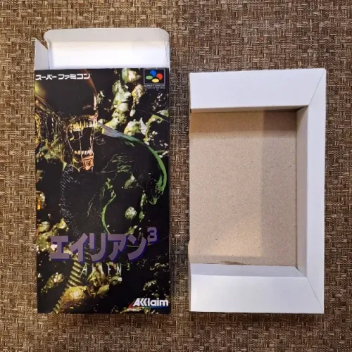 Caixa E Berço Artesanais Alien 3 Super Famicom
