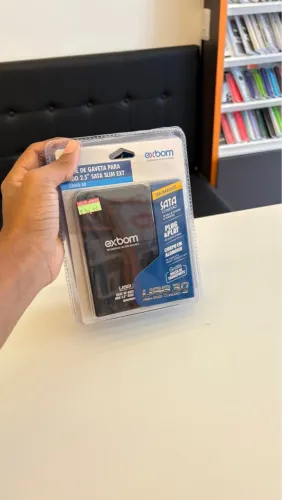 Case de Gaveta HDD 2.5" SATA Slim Ext - Exbom