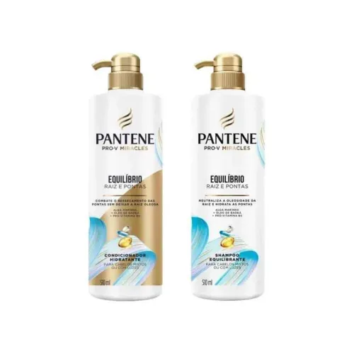 Shampoo 510Ml +Condicionador Pantene 510Ml - Pump Equilibrio