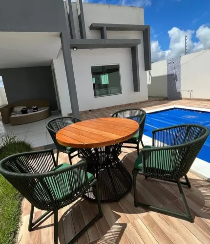 Conjunto realeza Na corda náutica