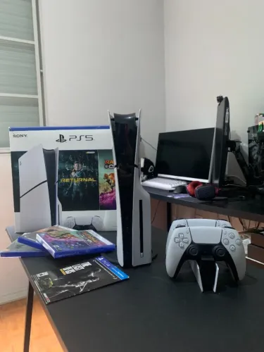 Ps5 Slim Mídia Física 2 controles