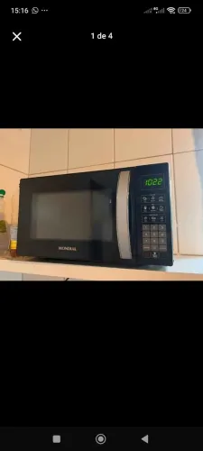 Microondas Mondial Preto 