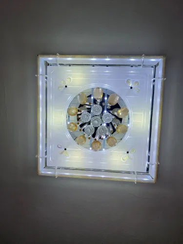 Lustre Quadrado 0,60 x 0,60