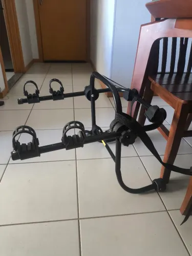 Suporte transbike para duas bicicletas.