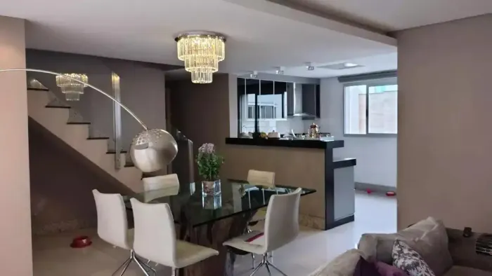 (69637) à venda - Cobertura com 5 quartos, 4 vagas, no Santa Tereza