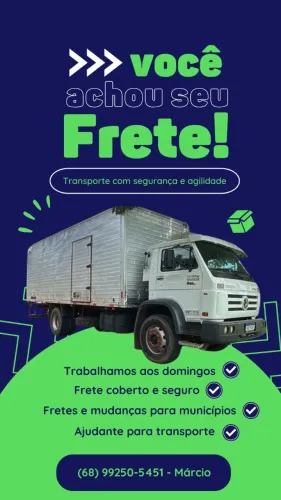 Fretes e mudanças para qualquer lugar do Brasil