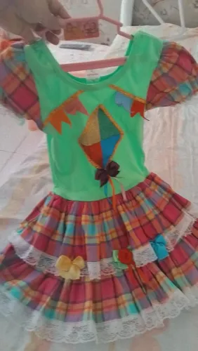Vestido infantil festa junina