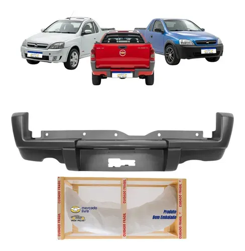 Parachoque Traseiro Chevrolet Montana 2004 05 A 08 09 2010