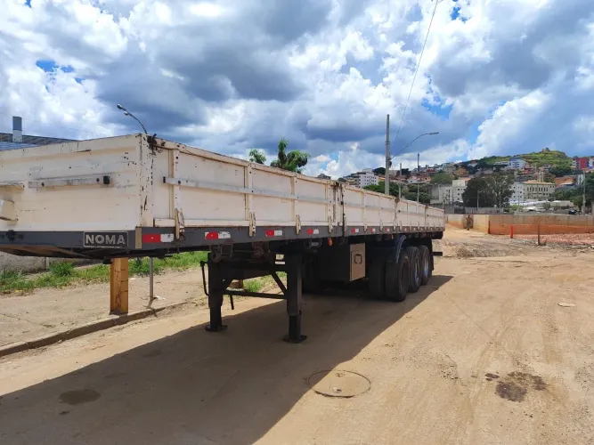 Carreta noma grade baixa 2006 com pino para contêiner