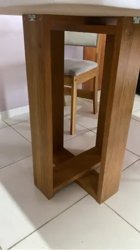 Pé de mesa MDF