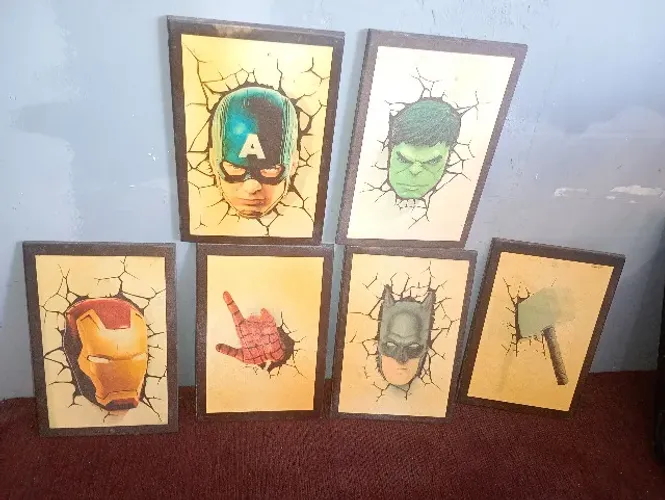 QUADRO SUPER HERÓIS
