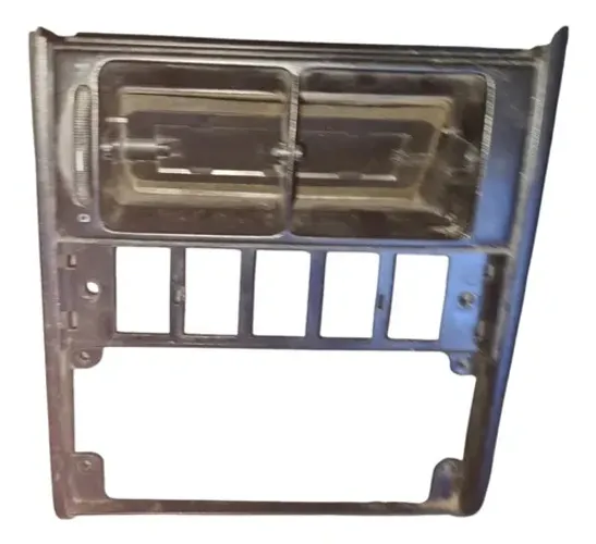 Moldura Painel Central Difusor De Ar Vw Gol 1999 2005 Preto
