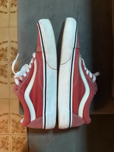 Tênis vans old school 37 vermelho