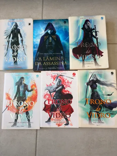 Coleção livros trono de vidro