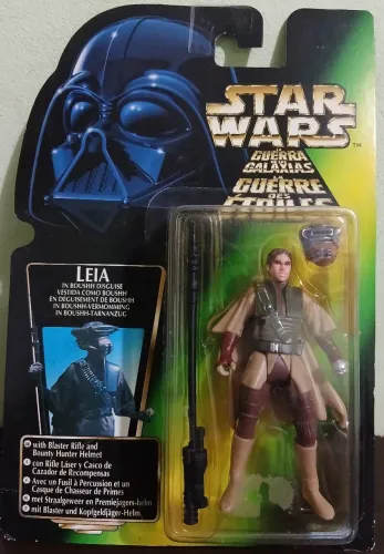 BONECO FIGURA STAR WARS LEIA KENNER FREEZE FRAME