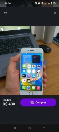 iPhone 8 estado novo - 64gb