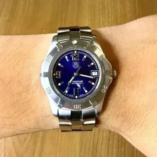 TAG Heuer 2000 Exclusive WN1112 - Quartzo Suíço - Mostrador Azul