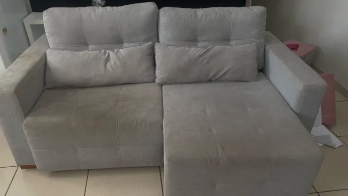 Sofá luxo retrátil