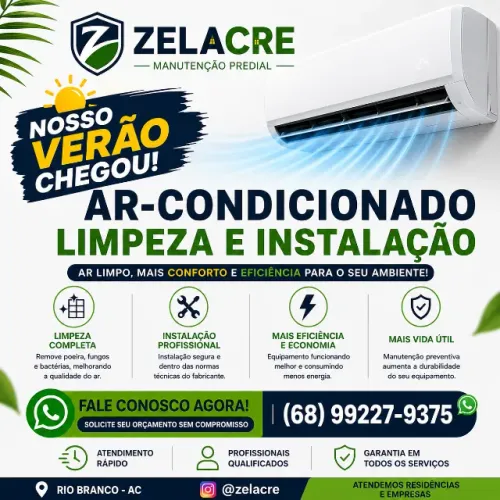 Instalação e Manutenção de Ar Condicionado Rio Branco - AC