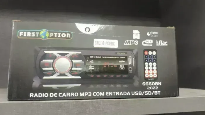 Som automotivo com bluettoth e controle remoto  ,,