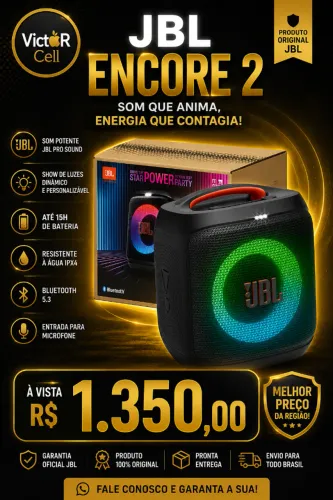 JBL Encore 2 Lacrada Com Nota Fiscal