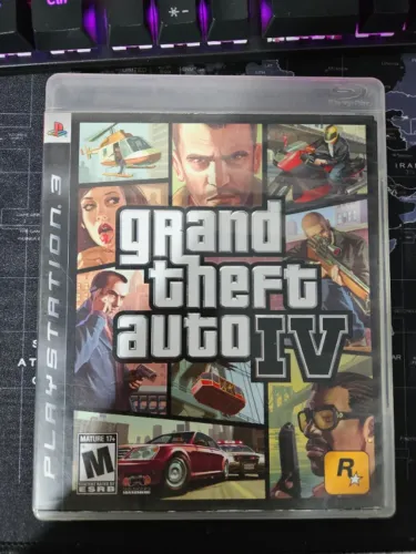 Grand Theft Auto IV (GTA 4): Jogo GTA IV PS3 Mídia Física Original
