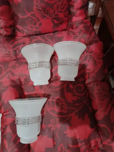 Kit de 3 Tulipas de vidro 