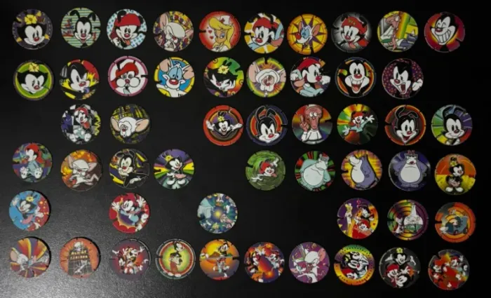 Coleção - Tazos - Elma Chips - Animaniacs