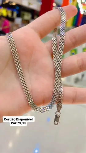Cordão prata 925