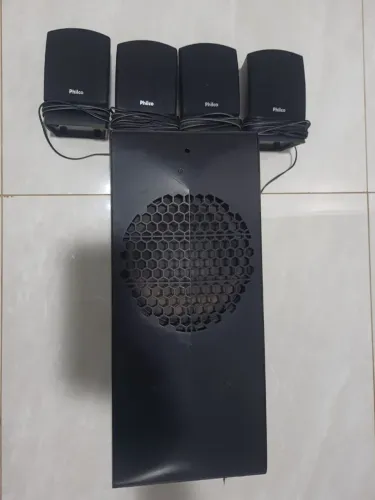 Caixas de som e subwoofer home theater 