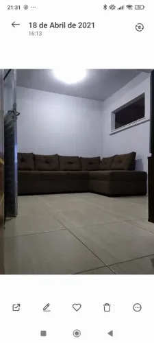 Sofá em L 1,90+1,60 com lado fixo retratil
