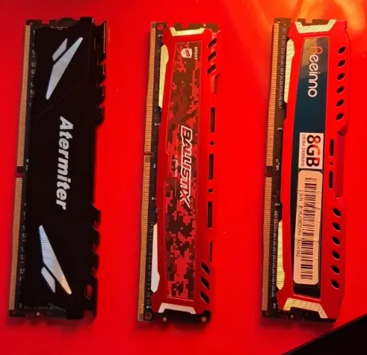 Memoria Ram 8 GB DDR4 2400 MHz (250,00 valor da unidade)
