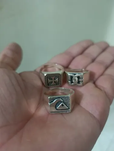 Anéis De Prata Pura. Racionais, DC e Quicksilver...