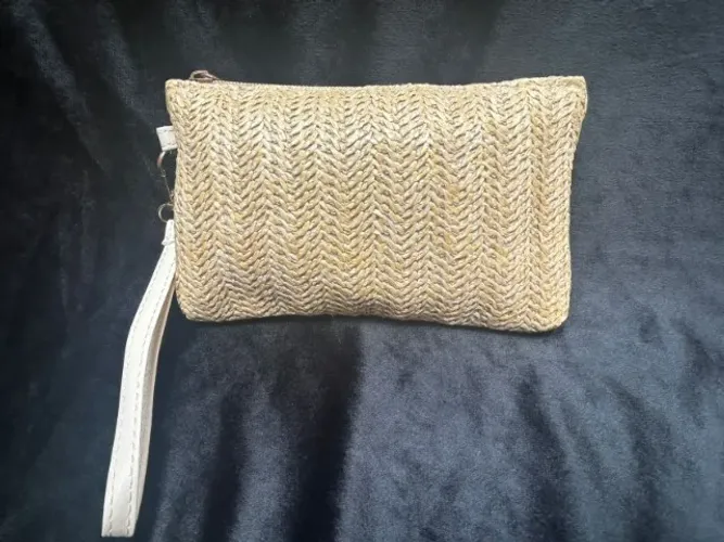 bolsa pequena clutch feminina de palha