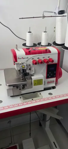 Maquina de costura overlock ponto cadeia Sun Special modelo SS94DS-PR-SU 220V
