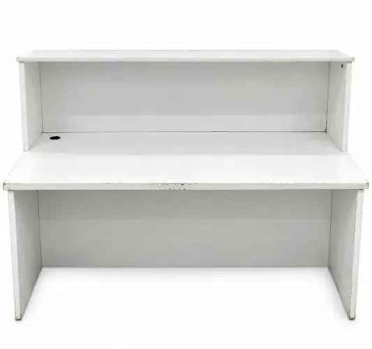 Balcão Atendimento Recepção Consultório Branco MDF Usado