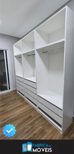 Closet Completo 3 Modulados 220 cm Altura