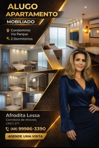 Alugo apartamento Mobiliado 2 Dormitórios