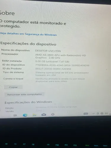 PC Amd - 1000gb / 8G de ram